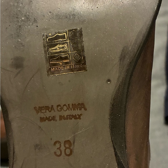 Elegant Brown Leather Women's Heeled Boots from Florence, Italy - Picture 5 of 7